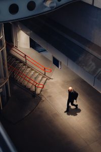 Man in RAI Station, Amsterdam