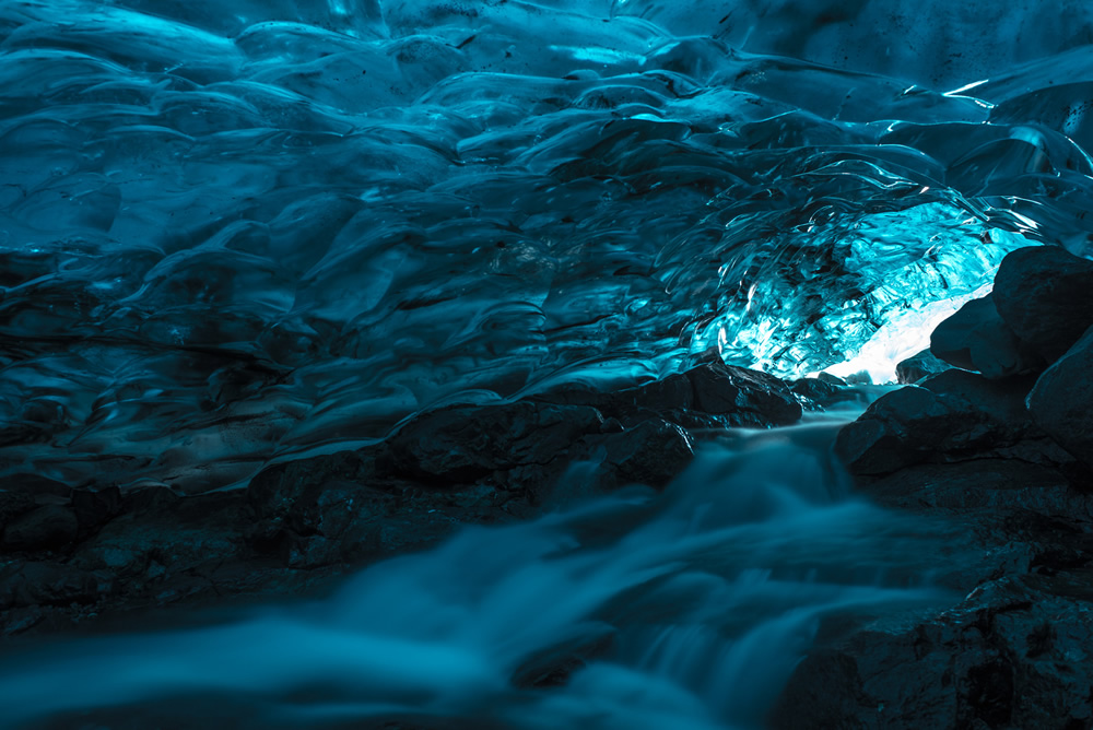 Impermanence: Ice Caves of Vatnajokull in Iceland by Chris Harkin