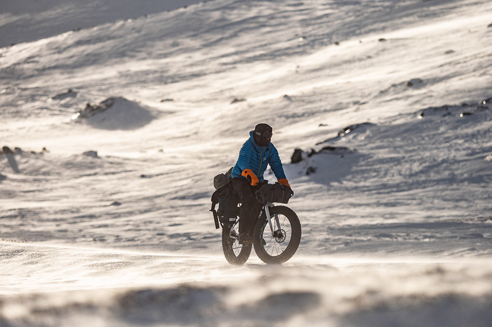 Kungsleden: Cycling Under Aurora Borealis by Jakub Rybicki