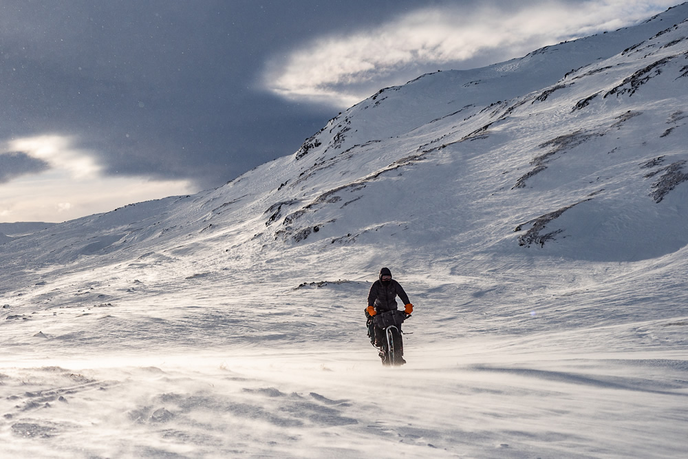 Kungsleden: Cycling Under Aurora Borealis by Jakub Rybicki