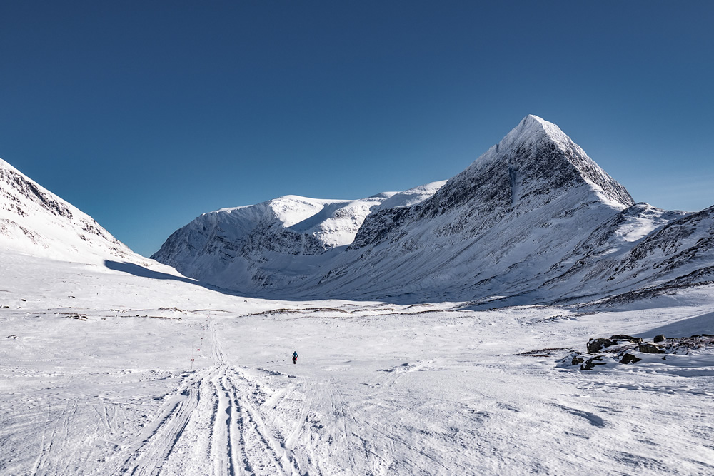 Kungsleden: Cycling Under Aurora Borealis by Jakub Rybicki