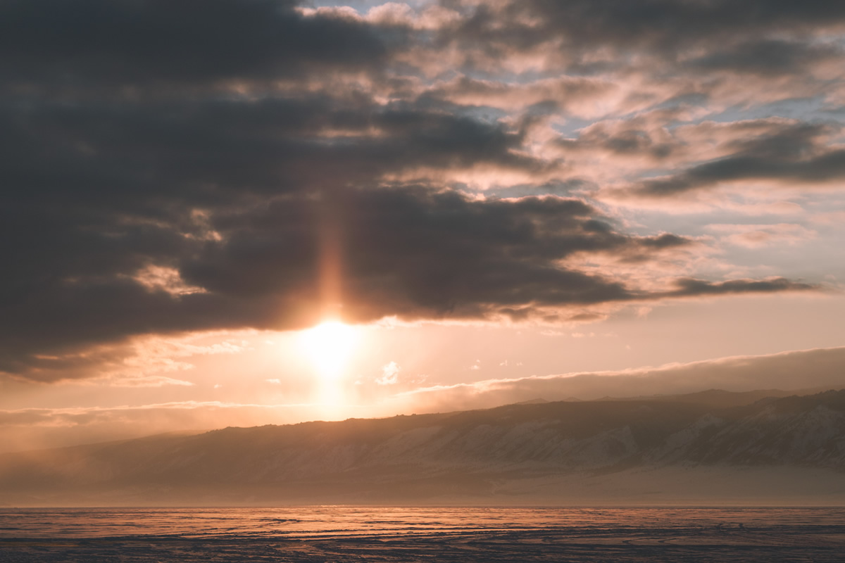 Frozen Lake Baikal Photos