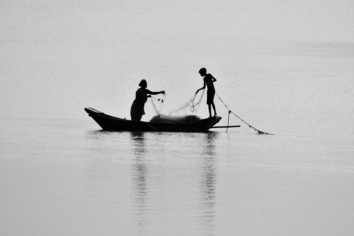 West Bengal In Black & White By Bishnu Goenka