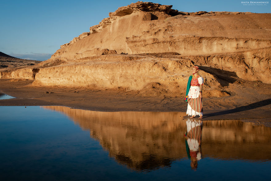 Wearing The Traditional Costume Of The Country by Anita Demianowicz