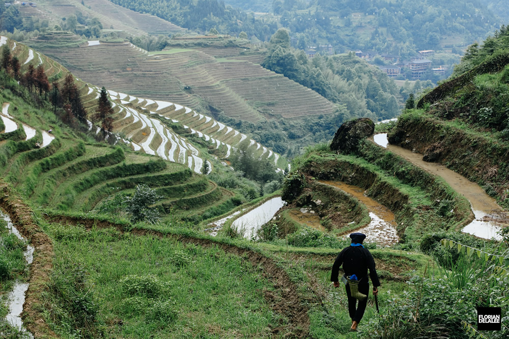 Tiantouzhai Village - Landscape Terrace Series by Florian Delalee