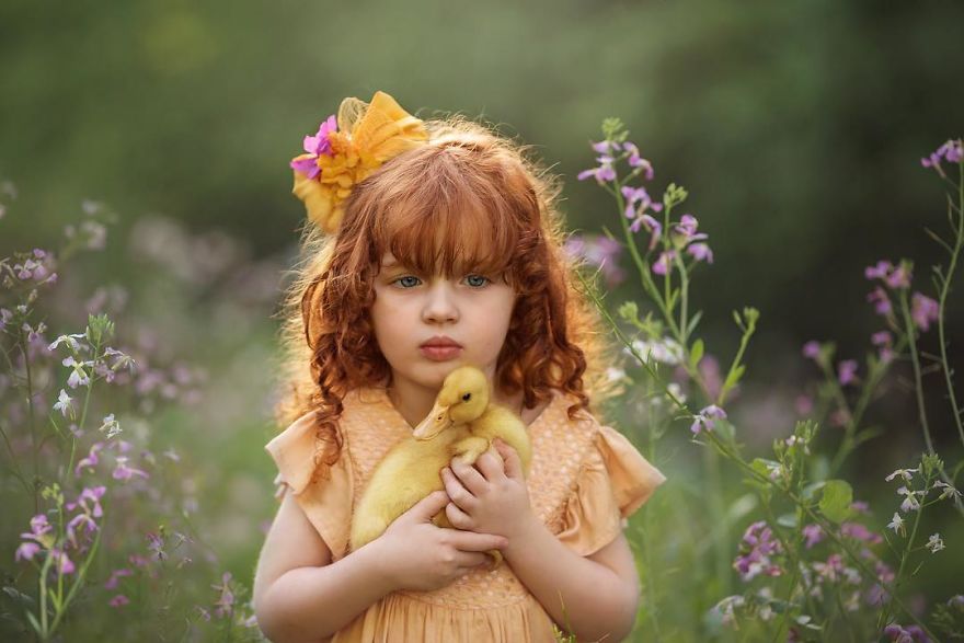 My Daughter's Beautiful Summer Holidays With Two Ducks By Maria Presser