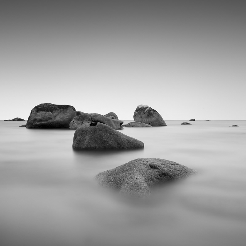 Beasts, Brittany, France, 2020: Long Exposure Photography Arnaud Bathiard