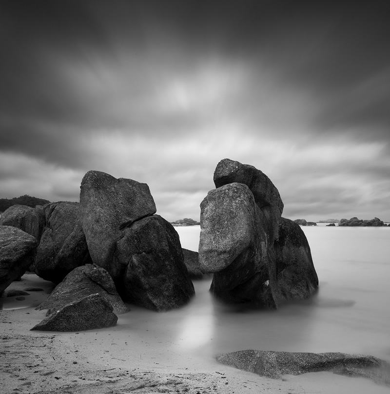 Morning break, Brittany, France, 2020: Long Exposure Photography Arnaud Bathiard