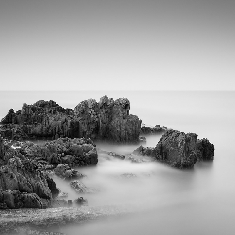 Stone garden, Brittany, France, 2017: Long Exposure Photography Arnaud Bathiard