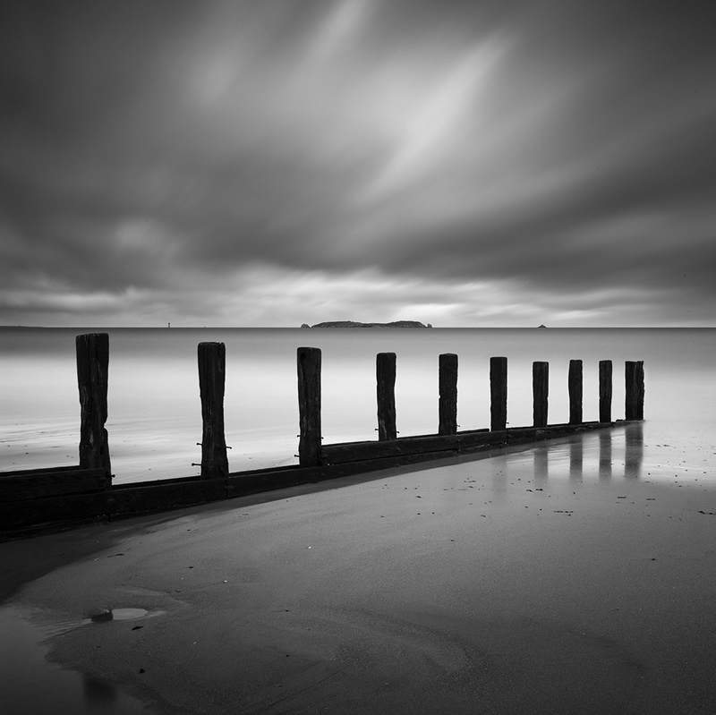 Breakwaters, Brittany, France, 2016: Long Exposure Photography Arnaud Bathiard