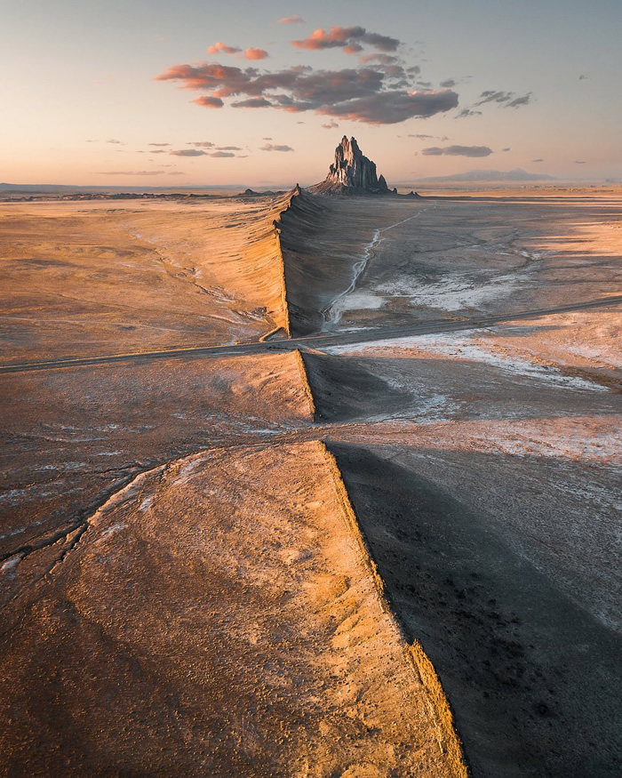 An incredible evening in New Mexico - Shiprock, New Mexico, USA