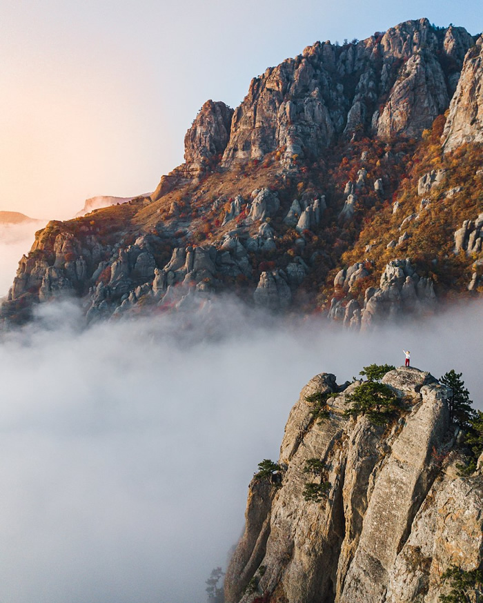 Alone in the mist - Crimea, Russia