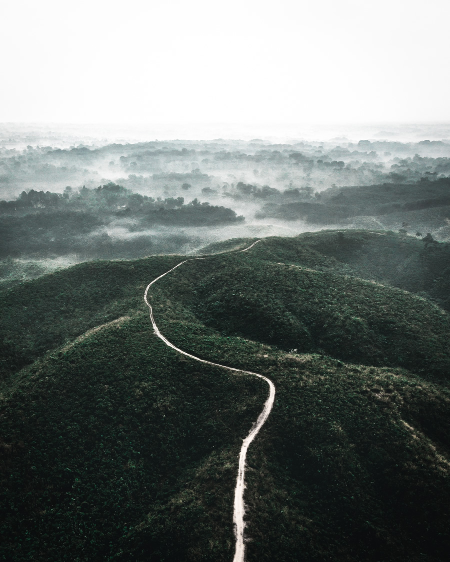 LalPahar, Sreemangal, Sylhet - Curved Roads on Bangladesh by Nihab Rahman