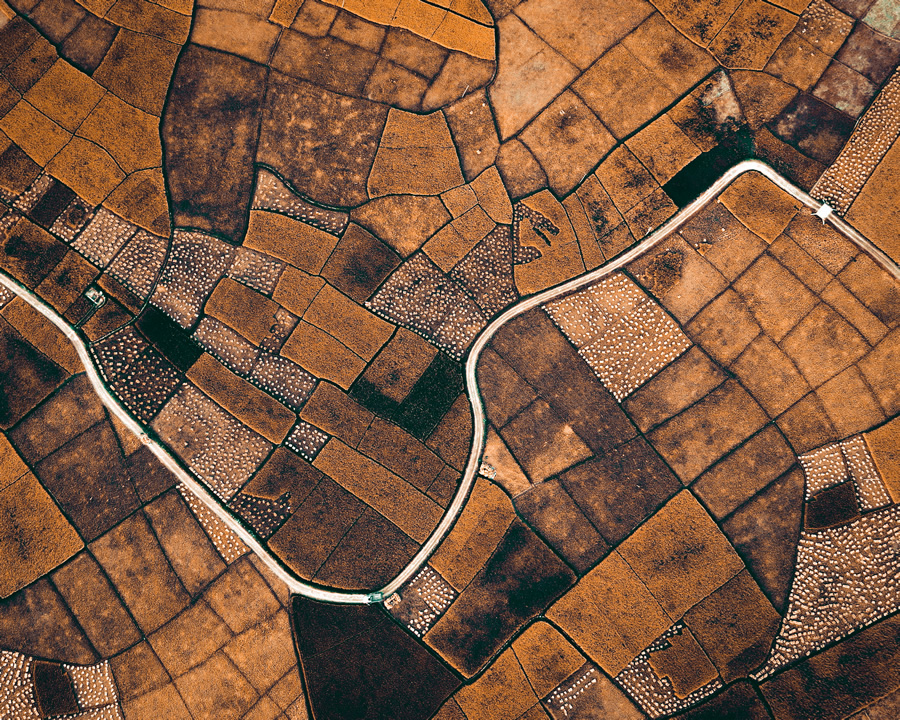 CoxsBazar, RiceField - Curved Roads on Bangladesh by Nihab Rahman