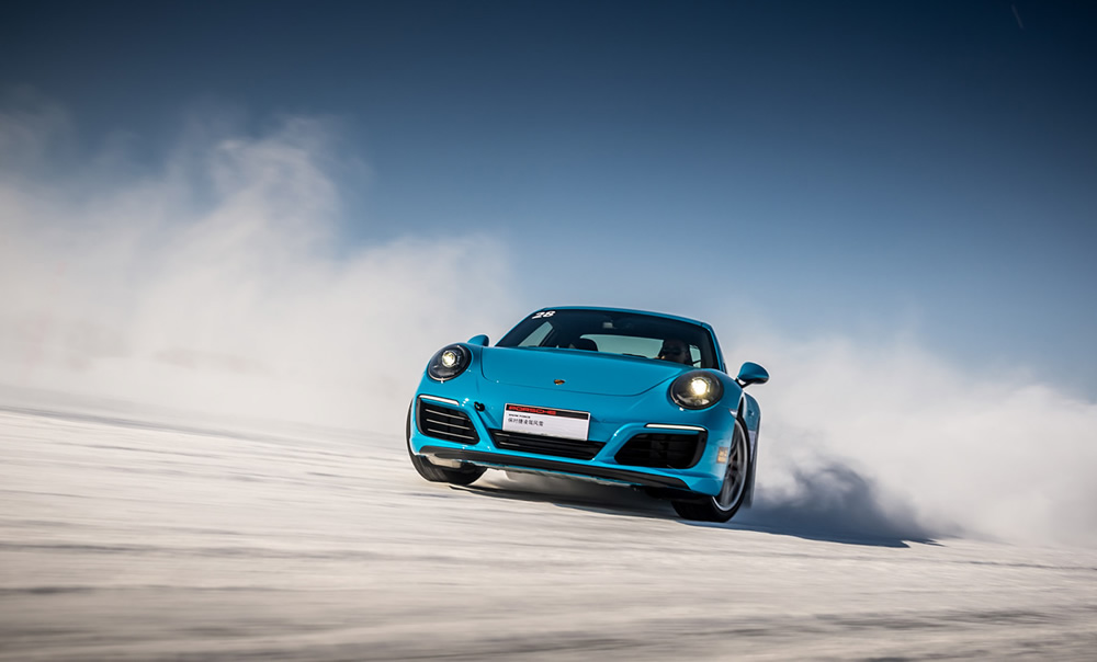 Porsche Ice Experience: Photographer Kai Hartmann Stunningly Captured in Northern China, Inner Mongolia