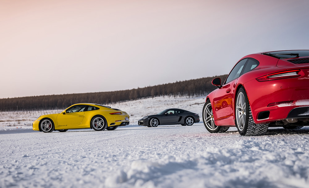 Porsche Ice Experience: Photographer Kai Hartmann Stunningly Captured in Northern China, Inner Mongolia