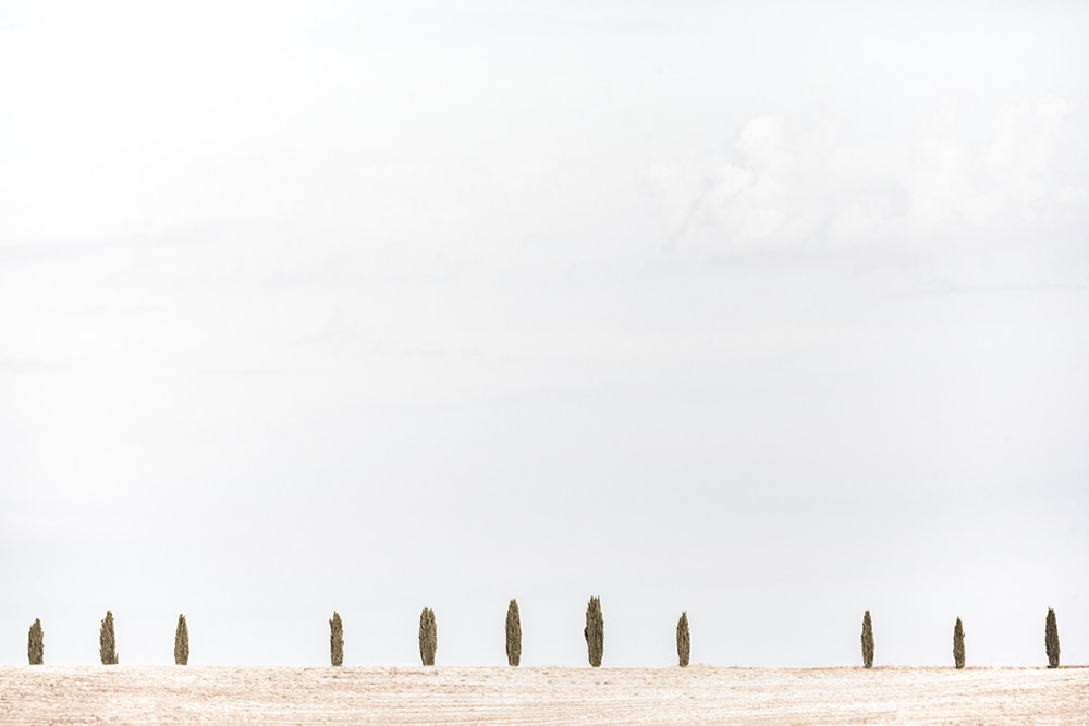 The Italian Desert: Minimalistic Tuscan Landscapes By Roland Kramer