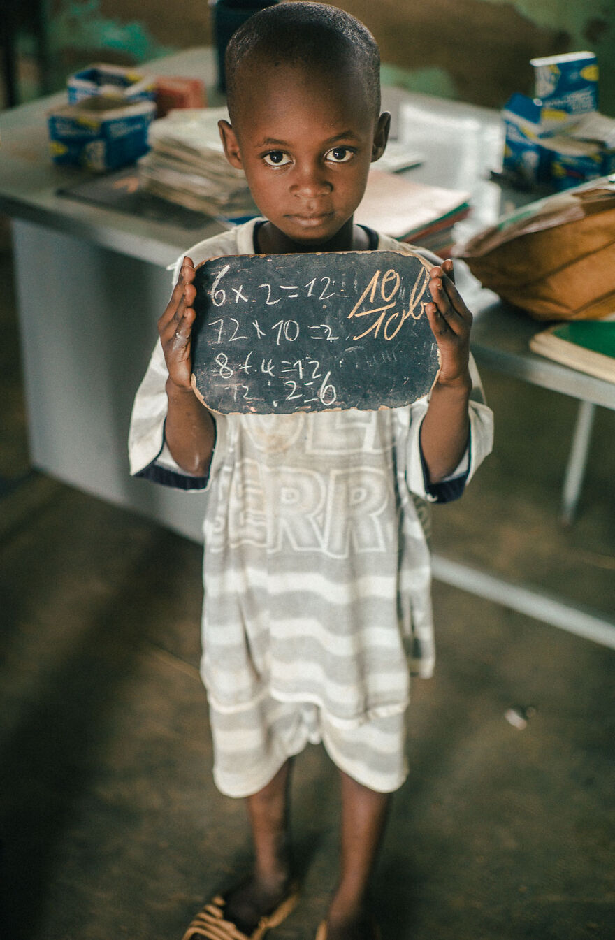 A Student Showing His Good Results, Fada N'Gourma, Burkina Faso