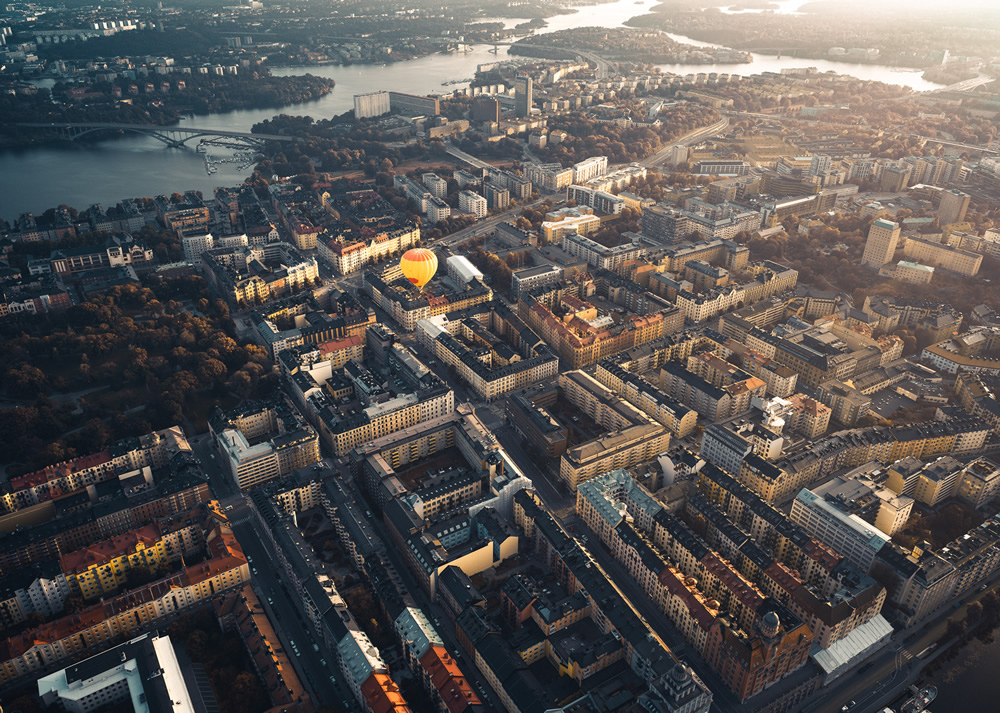 Stockholm From Above: Beautiful Aerial Photography By Tobias Hagg