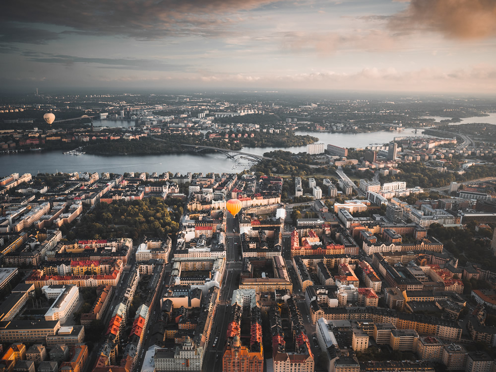 Stockholm From Above: Beautiful Aerial Photography By Tobias Hagg