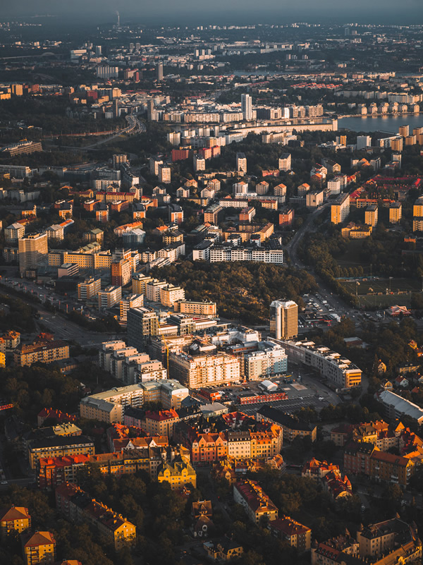 Stockholm From Above: Beautiful Aerial Photography By Tobias Hagg