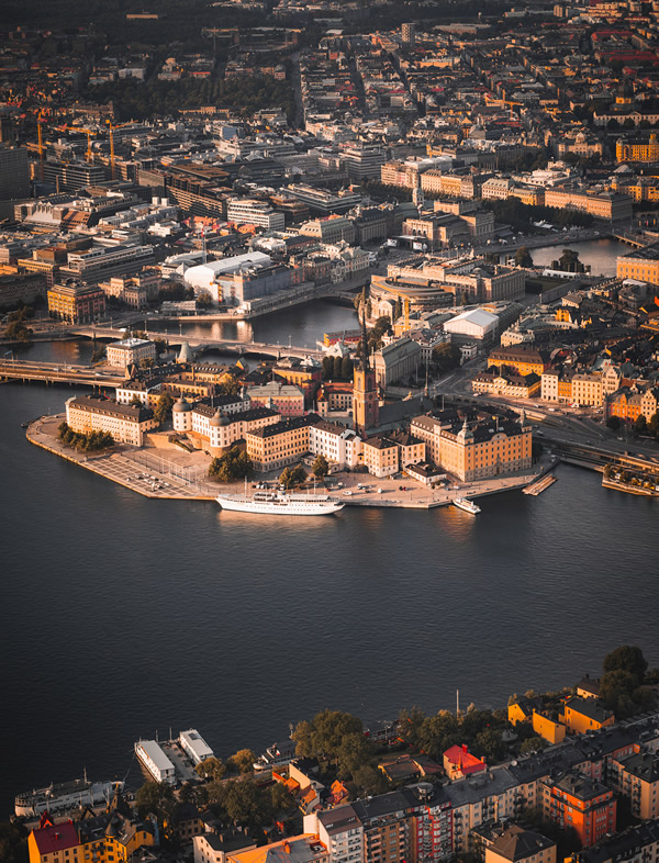 Stockholm From Above: Beautiful Aerial Photography By Tobias Hagg