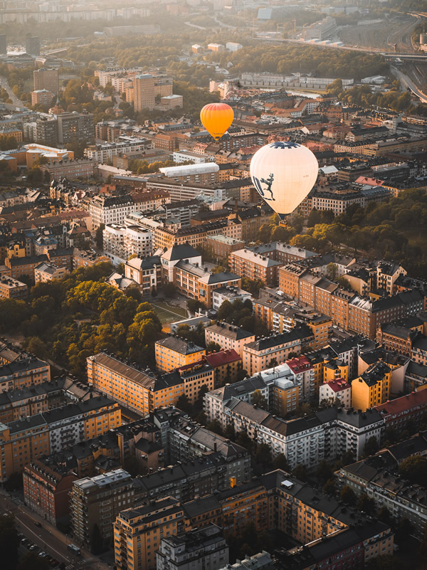 Stockholm From Above: Beautiful Aerial Photography By Tobias Hagg