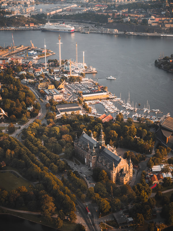 Stockholm From Above: Beautiful Aerial Photography By Tobias Hagg