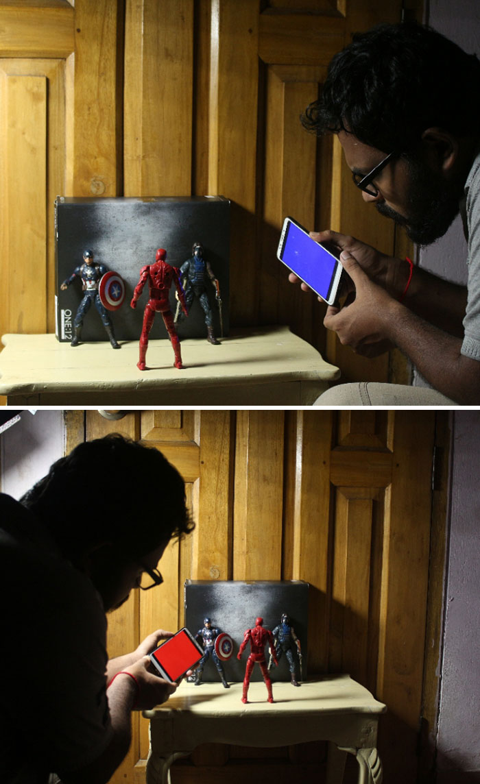 Miniature Toy Photography Super hero toys from DC and Marvel By Anindo Rudro