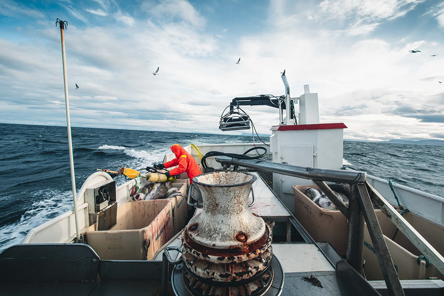 Fishermen Of Iceland | Out At Sea By Thrainn Kolbeinsson