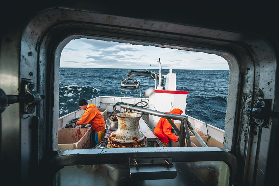 Fishermen Of Iceland | Out At Sea By Thrainn Kolbeinsson