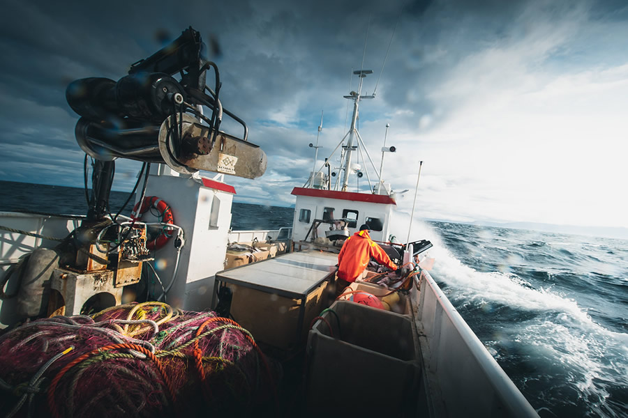 Fishermen Of Iceland | Out At Sea By Thrainn Kolbeinsson