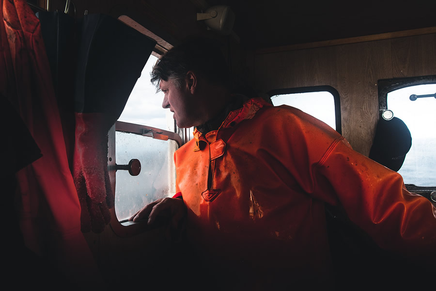 Fishermen Of Iceland | Out At Sea By Thrainn Kolbeinsson