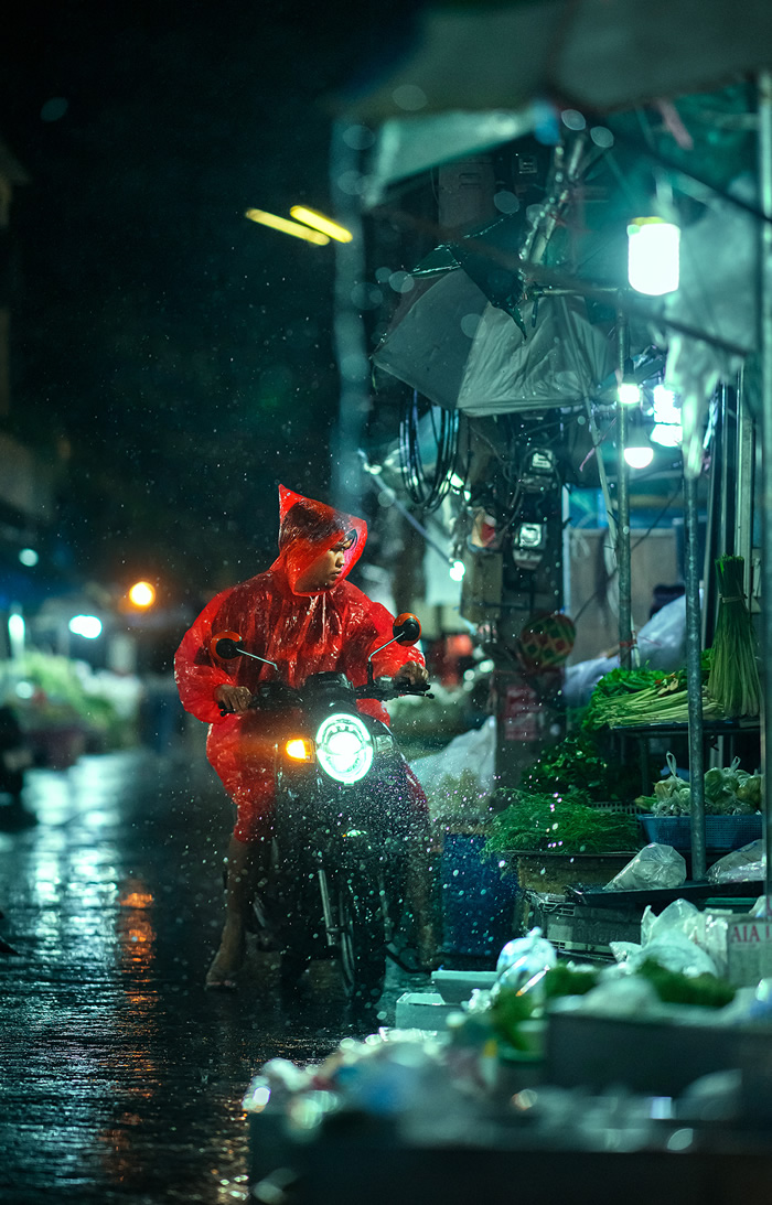 One Rainy Evening In Chiang Mai, Thailand By Ashraful Arefin