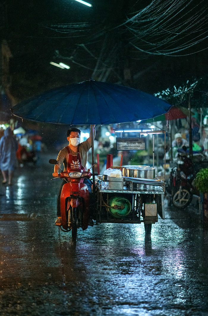 One Rainy Evening In Chiang Mai, Thailand By Ashraful Arefin