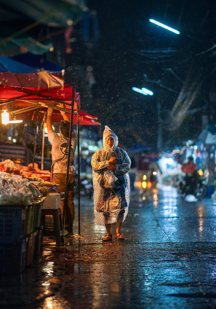 One Rainy Evening In Chiang Mai, Thailand By Ashraful Arefin