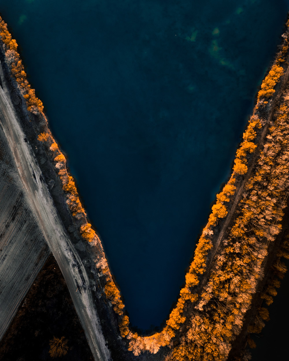 Visit Hungary: Artificial Lakes Of Delegyhaza From Above By Gabor Nagy