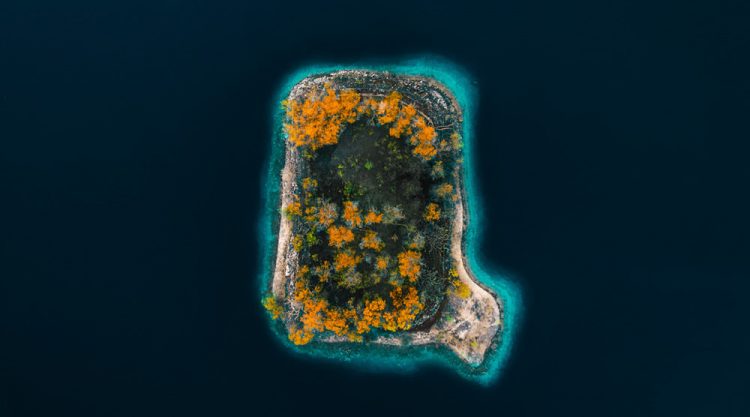 Visit Hungary: Artificial Lakes Of Delegyhaza From Above By Gabor Nagy