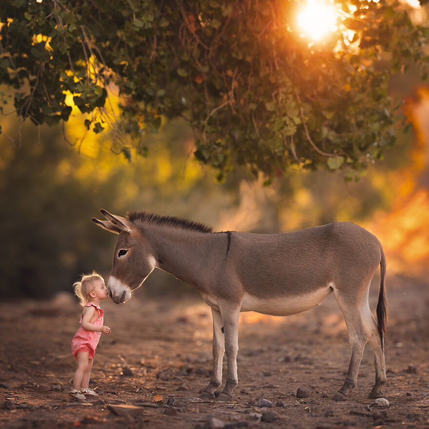 Magical Bond Between Children and Animals Captured by Lisa Holloway