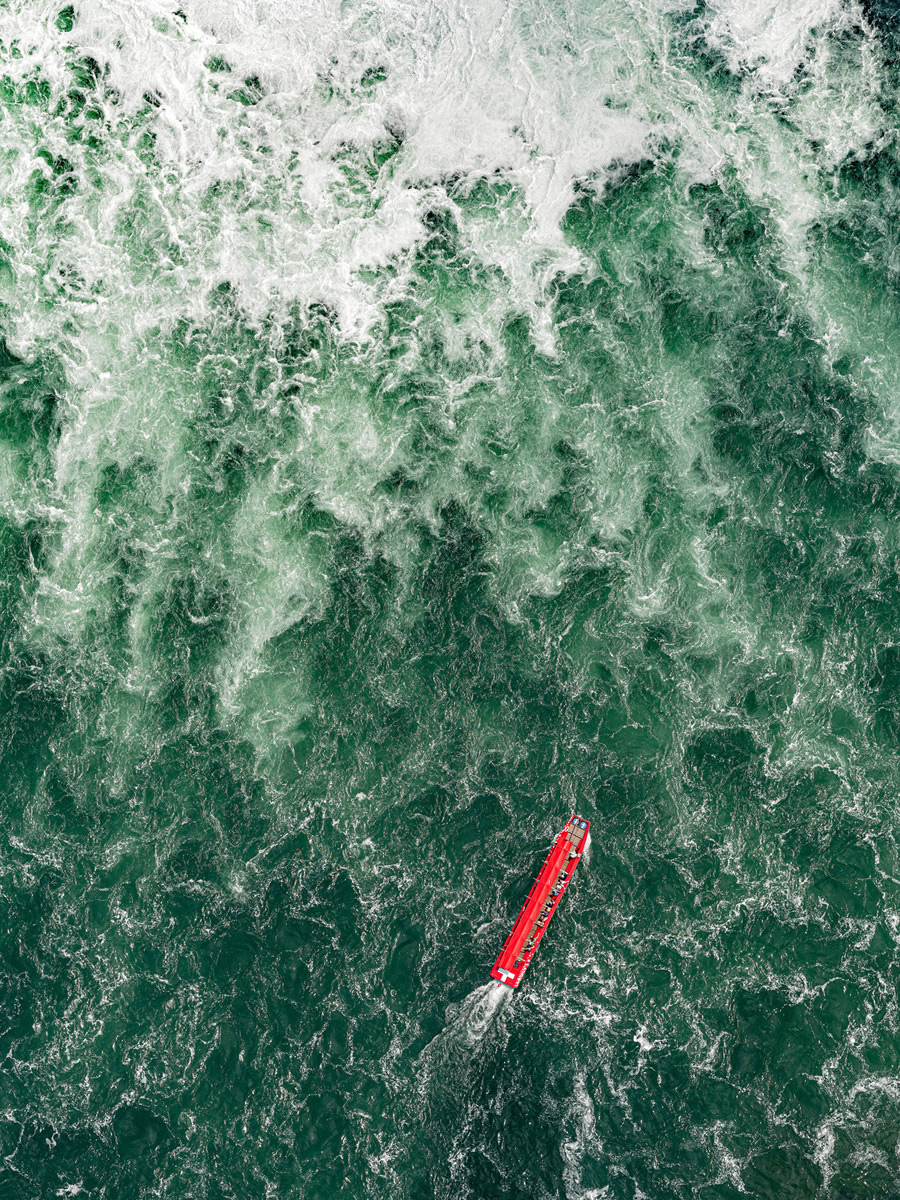 Rhine Falls: Amazing Aerial Photography By Bernhard Lang