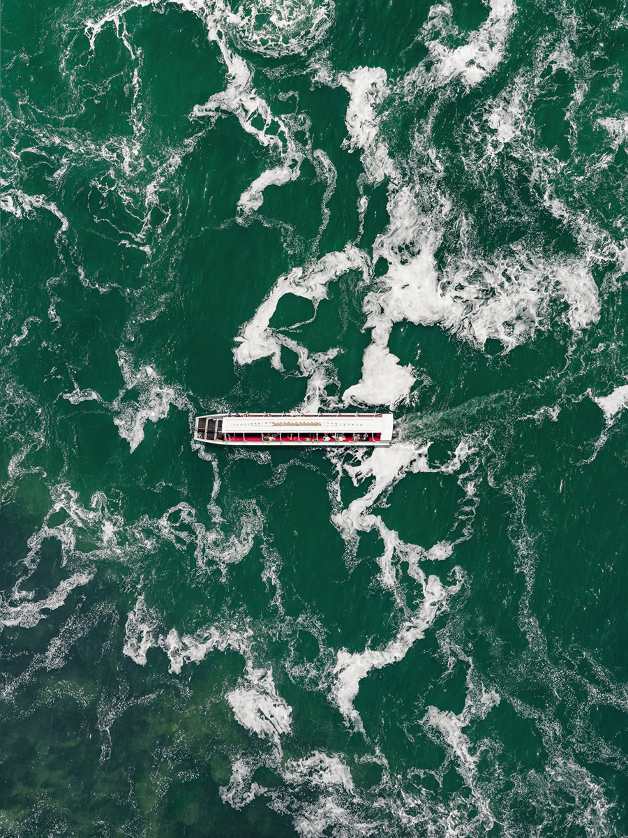 Rhine Falls: Amazing Aerial Photography By Bernhard Lang