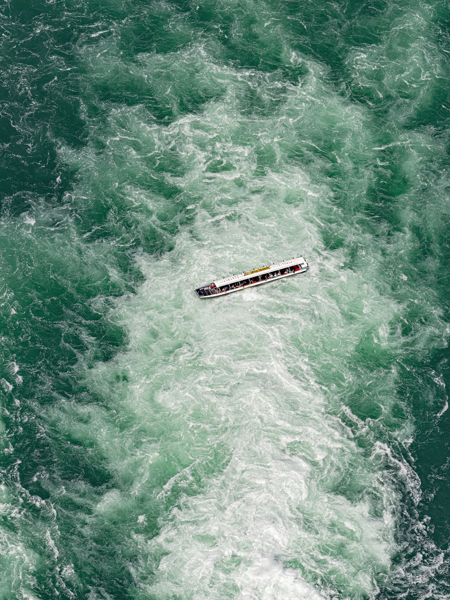 Rhine Falls: Amazing Aerial Photography By Bernhard Lang