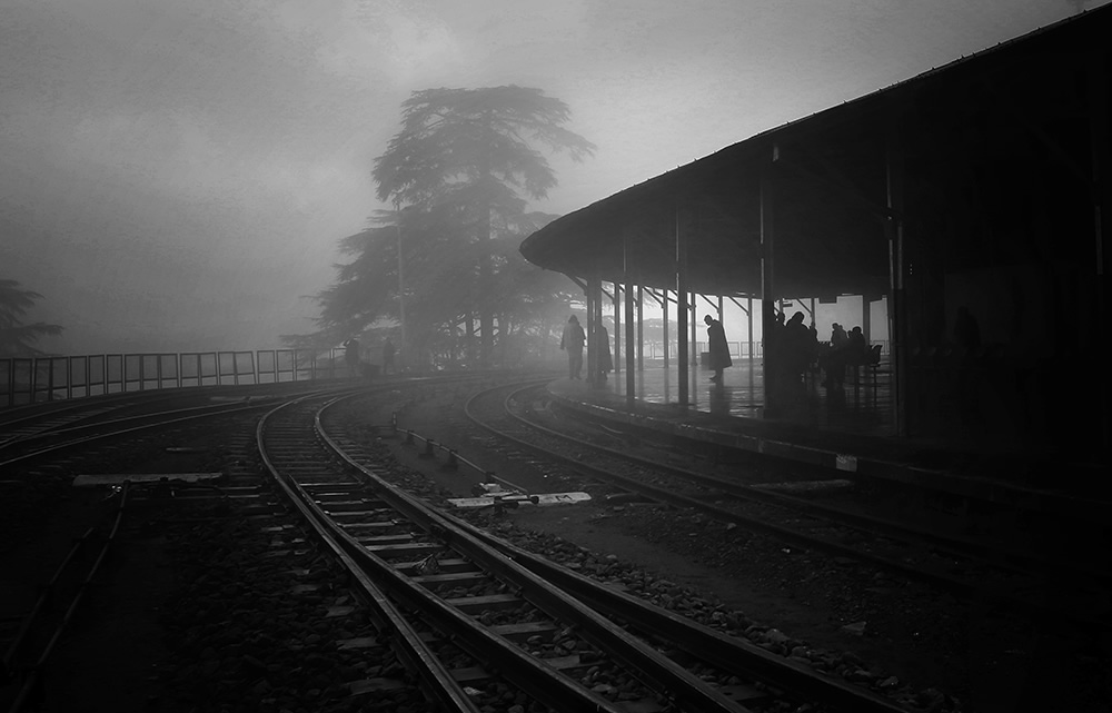 Beautiful Shimla In Black And White By Chanda Mathur