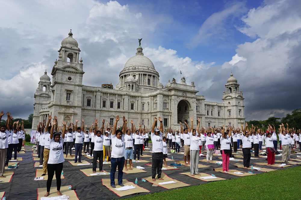 International Yoga Day Celebration At Kolkata By Dipanjan Chakraborty