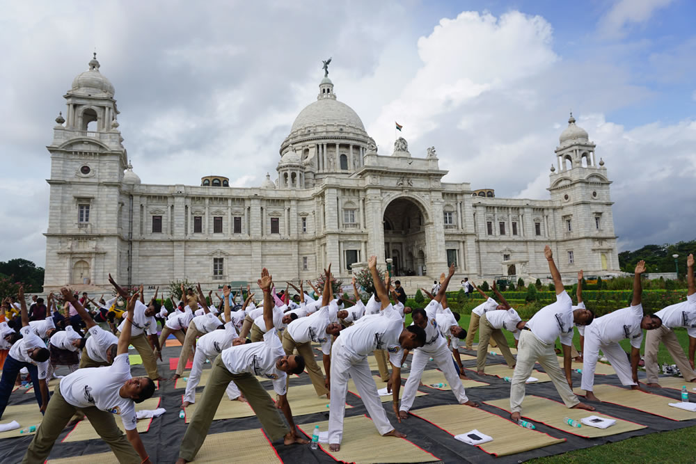 International Yoga Day Celebration At Kolkata By Dipanjan Chakraborty