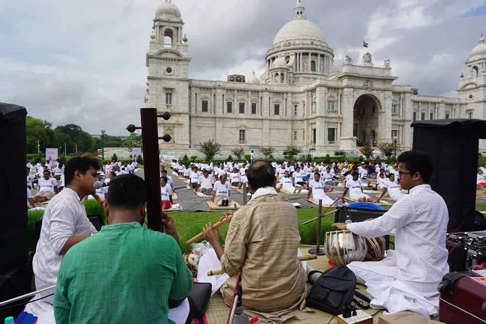 International Yoga Day Celebration At Kolkata By Dipanjan Chakraborty