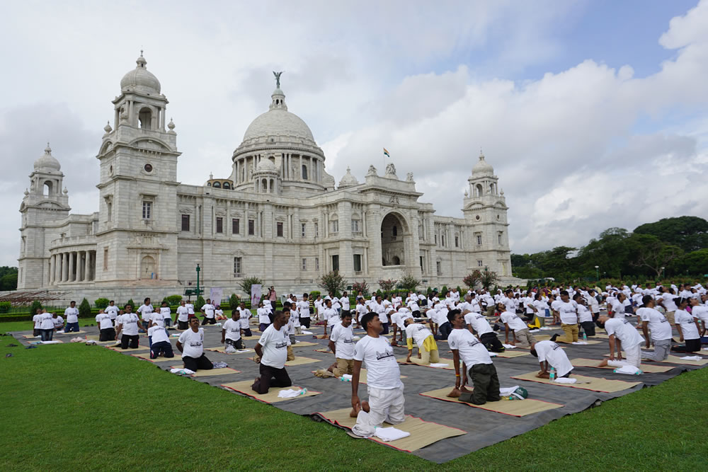 International Yoga Day Celebration At Kolkata By Dipanjan Chakraborty