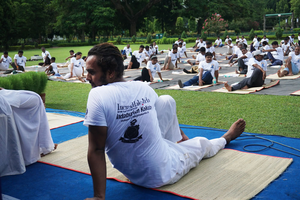 International Yoga Day Celebration At Kolkata By Dipanjan Chakraborty