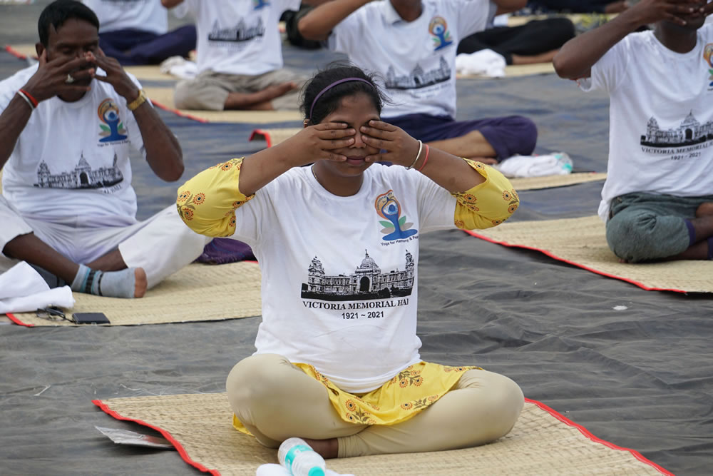 International Yoga Day Celebration At Kolkata By Dipanjan Chakraborty