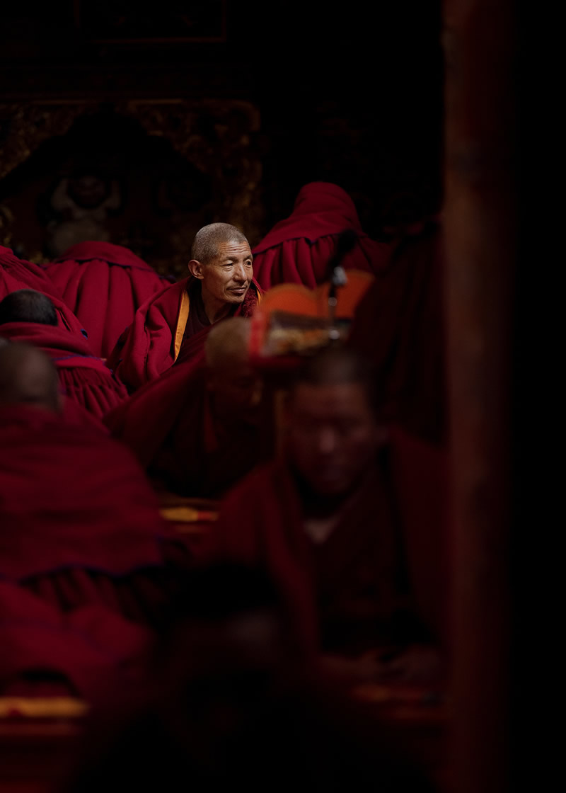 The Daily Life Of Tibetan Buddhist In The Temple By Li Ye 